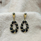 Black Lucky Forever Earrings
